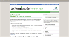 Desktop Screenshot of formacode.centre-inffo.fr