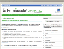 Tablet Screenshot of formacode.centre-inffo.fr